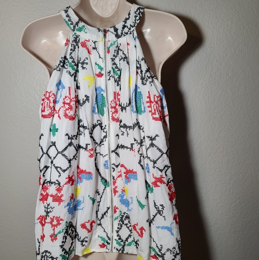 Romeo + Juliet colorful Embroidered couture halter - Picture 9 of 9